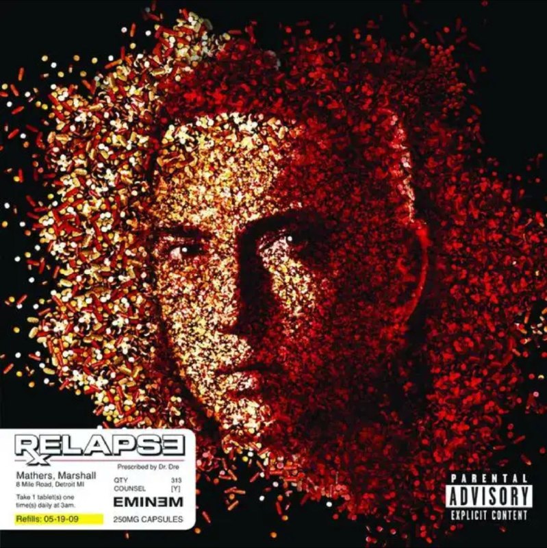 名称：Eminem - 2009年专辑 - Relapse   Flac描述：超级大痞子饶舌天王阿姆(Eminem)回来了！阿姆将在5月18日发行全新专辑【又来了Relapse】，制作人由阿姆的恩师德瑞博士(Dr.Dre)担任，阿姆与50美分(50 Cent)和德瑞博士合作的抢先曝光单曲《再来一杯Cra ck A Bottle》，推出首周就被付费下载41万8千次，成为史上第三高单周付费下载纪录，也让这首新单曲立刻登上美国告示牌单曲榜的冠军，同时也拿下加拿大单曲榜的冠军，证明了重返乐坛的阿姆声势依旧惊人! 【又来了Relapse】保证是今年最值得期待的专辑之一