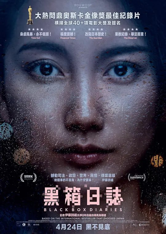 名称：黑箱日记 Black Box Diaries (2024)描述：《黑箱日记》是一部由伊藤诗织执导的纪录片，记录了记者伊藤诗织勇敢地调查自己遭遇的性侵案，并起诉身份显赫的侵犯者