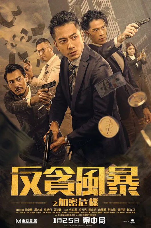 名称：反贪风暴之加密危机 反貪風暴之加密危機 (2024)描述：骆一峰是廉政公署的总调查主任，受署长命令成立一支特别小组，利用加密币造市案件去调查某银行高层贪污
