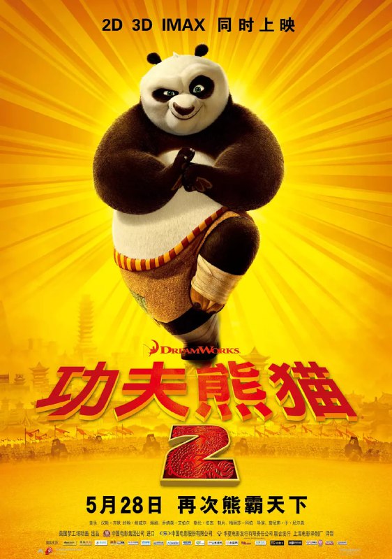 名称：【动漫】功夫熊猫2 Kung Fu Panda 2 (2011)描述：上一部中，熊猫阿宝（杰克·布莱克 Jack Black 配音）功成名就，成为名震四方的神龙大侠