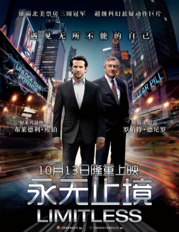 名称：永无止境 (2011) 4K UHD 中字外挂字幕描述：该片讲述男主角埃迪发现了一种能提高大脑工作效率的新型药NZT-48