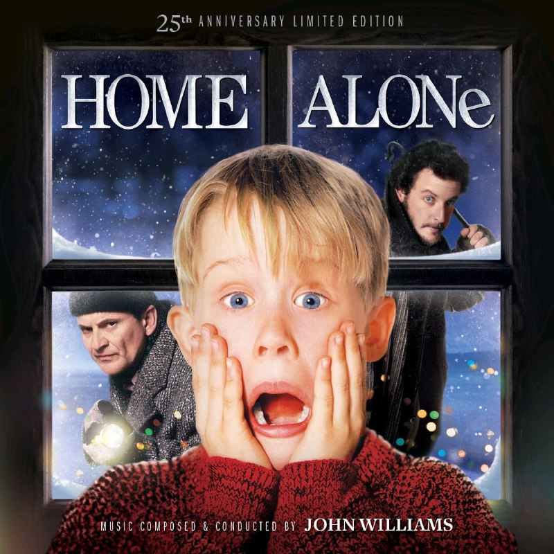 名称：John Williams & VA - Home Alone (25th Anniversary Limited Edition) (2CD) (2015) FLAC  小鬼当家 原声带 25周年纪念版 限量版 描述：这是2015年推出的《小鬼当家》25周年纪念限量双CD专辑，由传奇作曲家约翰·威廉姆斯操刀原声