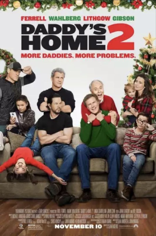 名称：老爸当家2 (2017) 4K UHD 外挂简英字幕描述：在续集中，亲爹沃尔伯格和继父法瑞尔决定把他们的分歧放在一边，携手为孩子们打造一个完美的圣诞节，这时候，孩子们的两个爷爷也到了（也就是两个爸爸的爸爸）