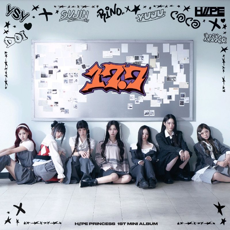 名称：H／／PE Princess — 17.7 (Japan Deluxe Edition) (2026-08-12) [FLAC 24bit／96kHz]描述：H//PE Princess《17.7》日本豪华版，日韩合作女团，嘻哈电子融合流行，曲风冷冽锐利