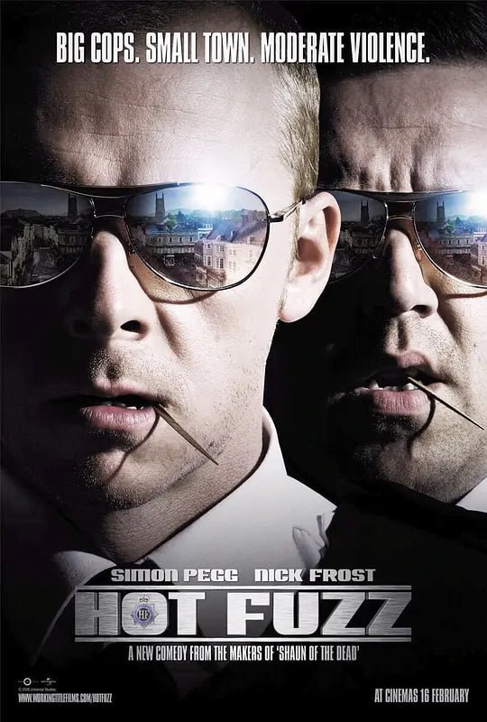 名称：热血警探 Hot Fuzz (2007)描述：尼古拉斯•安奇尔（西蒙•佩吉Simon Pegg 饰）在伦敦担任高级巡警，抓贼破案似乎是他最大的乐趣