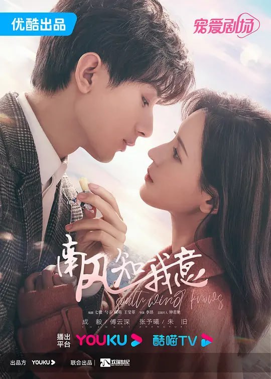 名称：南风知我意 (2023)描述：药物研发员傅云深与外科医生朱旧在欠发达地区进行人道医疗救援，两人从误解到经历生死后的两心相许，还来不及坦诚心意，一场事故让傅云深陷入人生低谷，他斩断与朱旧的联系