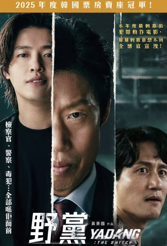 名称：野党 (2025) 1080P 内嵌繁中字幕描述：讲述了在大韩民国毒品板块和调查机关之间来回穿梭，围绕震撼毒品世界的内幕“野党”展开的故事