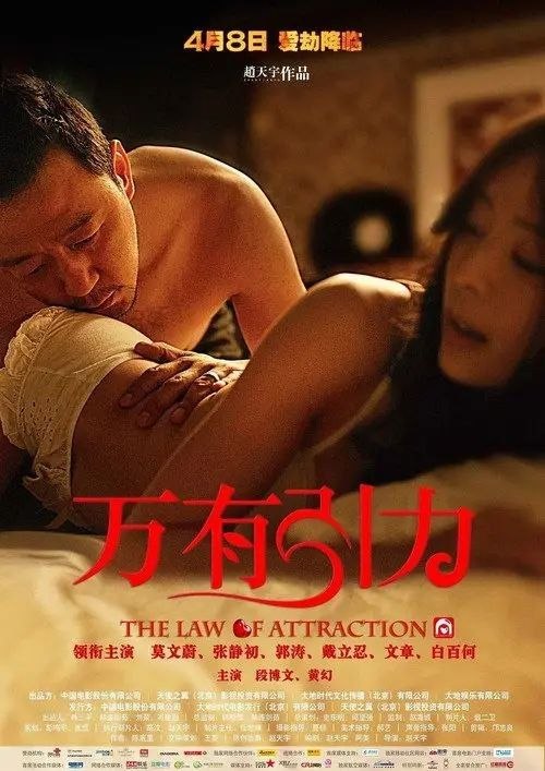 名称：万有引力 (2011) 1080P描述：这是四个与爱情有关的故事：审计员高远（文章 饰）三年来重复着两地奔忙的工作，在他前往外地送交一份重要文件之时，机场安检员石晓琳（白百何 饰）却将他扣留，耽误了航班的高远大怒，却发现石晓琳对他非常了解……；数学教师王勇（郭涛 饰）与妻子雪莲（张静初 饰）结婚多年，在朋友的启发下决定要个孩子，然而这对爱人的怀孕战役进行的异常艰难……；阿美（莫文蔚 饰）与情人遭遇因信号灯故障引起的车祸，阿美轻伤，而情人重伤昏迷，而这场车祸，似乎由阿美的丈夫云山（戴立忍 饰）一手策划……；跳伞运动员嘉欣（黄幻 饰）因吸毒被跳伞队开除，运动生涯宣告结束，她的男友兼搭档海桥（段博文 饰）决定不惜一切代价挽救她……夸克：