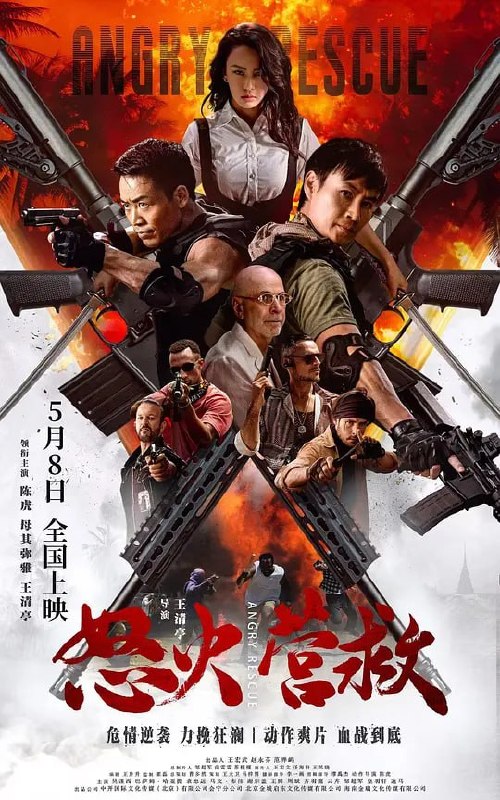 名称：怒火营救 (2025)描述：退役特种兵龙啸虎、高峰在南美执行武装押运任务时，遭遇了以鲍勃为首的国际恐怖组织的埋伏，双方发生激烈战争