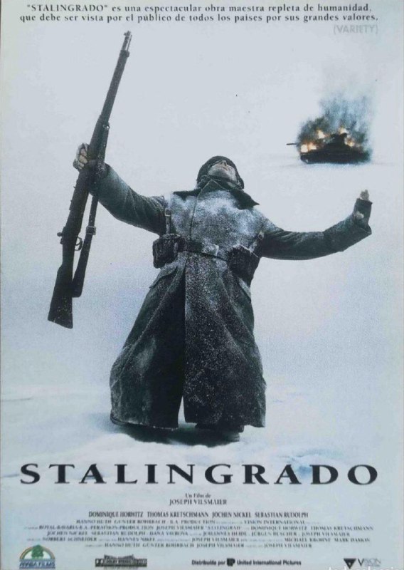 名称：斯大林格勒战役 (1993) 4K HDR 国英多音轨 外挂中英字幕描述：从德军的视角看待斯大林格勒战役的作品，一部含金量很高的反思片