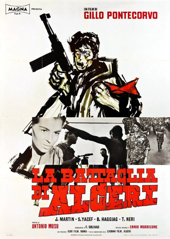 名称：阿尔及尔之战 La battaglia di Algeri (1966)描述：一九五四年十月一日，以法属阿尔及利亚首都阿尔及尔的卡斯巴为中心，爆发了阿尔及利亚人反抗运动，这是由于阿拉伯人憎恨法国人长期统治而引起的