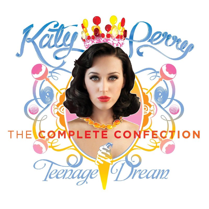 名称：Katy Perry Teenage Dream - The Complete Confection (2012) CD FLAC描述：《Teenage Dream - The Complete Confection》是凯蒂·佩芮2012年推出的《Teenage Dream》豪华重制版专辑，由Capitol Records发行