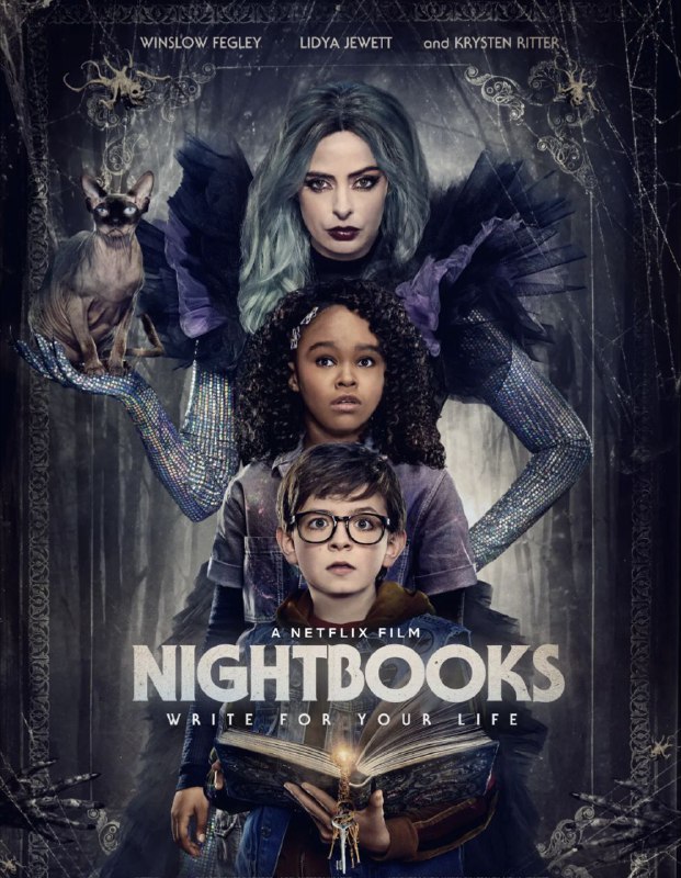 名称：夜读惊魂 (2021) 4K HDR & Dv 内封简繁字幕描述：男孩亚历克斯（温斯洛·费格雷饰）是一位恐怖故事迷，他被邪恶的女巫（克里斯滕·里特饰）囚禁在魔法公寓里，要想活下去，他必须每晚讲一个恐怖故事