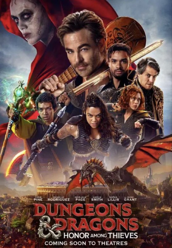 名称：龙与地下城：侠盗荣耀 (2023) 4K HDR & Dv 国英多音轨 内封简繁英字幕描述：震撼眼界的巨龙怪物，惊心动魄又笑料百出的征途冒险，愚人节电影院最佳拍档——奇幻动作冒险巨制《龙与地下城:侠盗荣耀》来袭！一群最能整活的侠盗小队共同制定了一场惊天盗窃计划，他们要找回遗失已久的圣物，迎战最强恶魔，赢回属于自己的荣耀！链接：