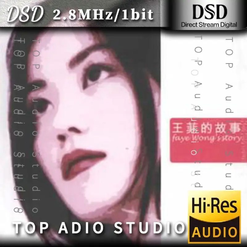 名称：王菲的故事 dsd描述：这张DSD无损精选集收录王菲多首经典曲目，《暗涌》里清冷缱绻的声线藏尽心事，《棋子》以慵懒唱腔道尽情感际遇，《天空》《约定》等传世之作交织成完整叙事