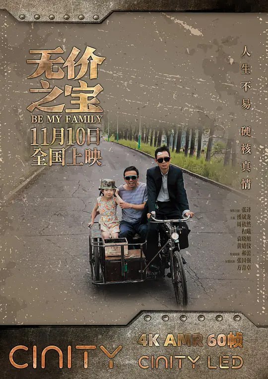 名称：无价之宝 (2023)描述：“石头”石振邦（张译 饰）和杨武（潘斌龙 饰）这对落魄兄弟经营五金店艰难维生，为追讨欠款，他们不得不暂时照看欠债人的孩子芊芊