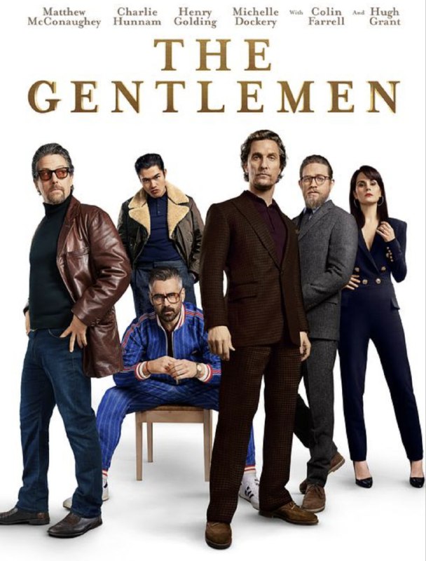 名称：绅士们 (2019) 4K HDR 内封简繁字幕描述：美国移民Mickey Pearson（马修·麦康纳 饰）成功在英国伦敦建立大麻帝国，发了大财后，他试图将资产转卖给一个美国富豪