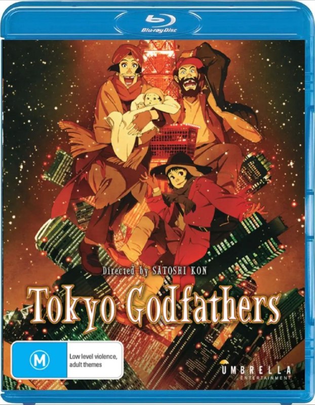 名称：东京教父 (2003) 1080P 中字内嵌字幕描述：圣诞夜，退役自行车选手Gin，性倒错者花，离家出走的少女美由纪三人在东京的雪夜中无所事事