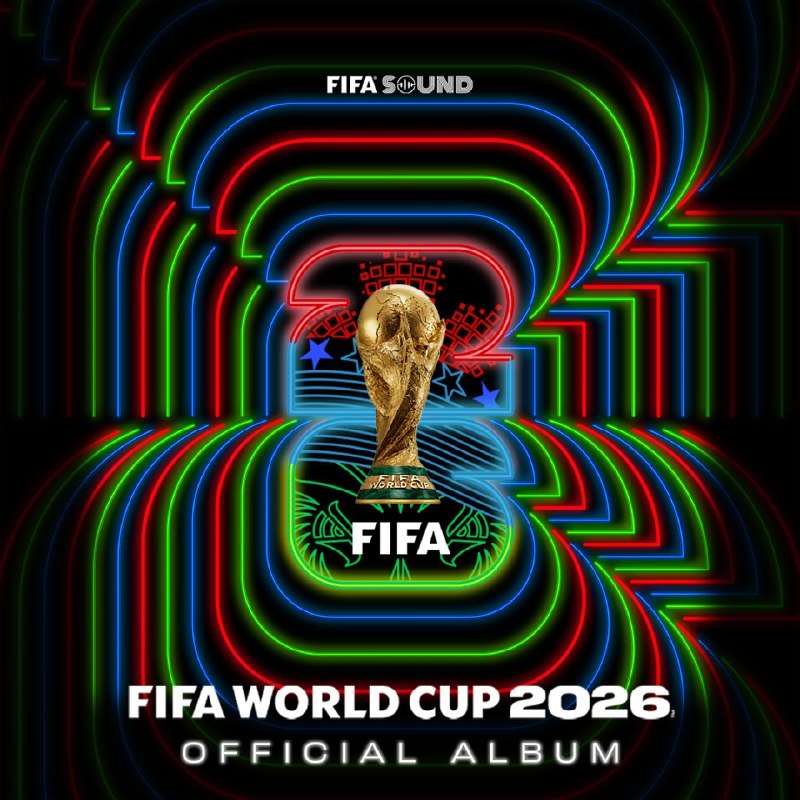 名称：《2026年国际足联世界杯官方原声专辑》 Official FIFA World Cup 2026™ Album FLAC 24bit 44khz qobuz描述：《Official FIFA World Cup 2026™ Album》是本届美加墨世界杯的官方原声专辑，收录18首曲目，集结45位全球艺人打造多元风格盛宴
