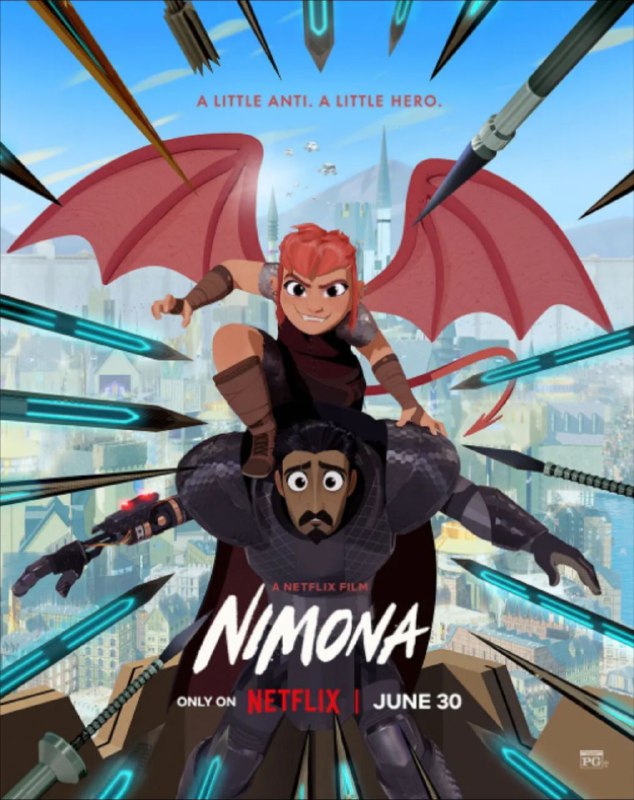 名称：怪物少女妮莫娜 (2023) 1080P 国英双音轨 中字内嵌字幕描述：为了证明自己的清白，一名被诬陷犯下重罪的骑士向擅长变形的少女求助