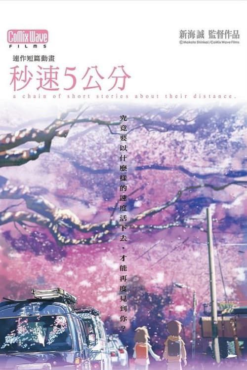 名称：【原盘】秒速5厘米 (2007) 1080P REMUX 国粤日多音轨 内嵌简繁字幕描述：如果，樱花掉落的速度是每秒5厘米，那么两颗心需要多久才能靠近？少年时，贵树（水橋研二配）和明理（近藤好美配）是形影不离的好朋友，可很快，一道巨大的鸿沟便横亘在两人中间：明理转学，贵树也随着父母工作的调动搬到遥远的鹿儿岛