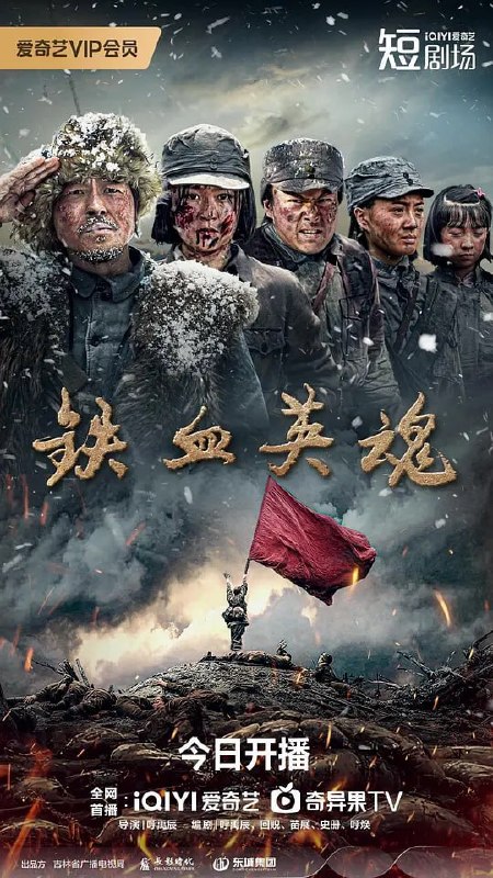 名称：铁血英魂 (2025)描述：该剧由《雪葬》《抉择》《最后一颗子弹》《旗》《寻父》5个故事组成，突出体现吉林省以重要的战略地位成为东北抗日联军创建地，弘扬以杨靖宇等为代表的中国共产党人和广大东北抗日联军指战员在武装反抗日本帝国主义侵略的战争中，用鲜血和生命铸就的东北抗联精神