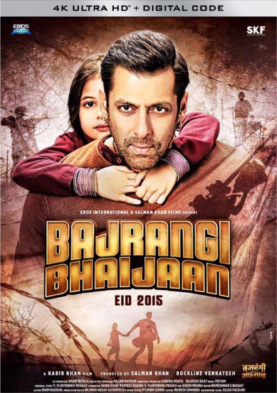 名称：小萝莉的猴神大叔 (2018) 1080P 中字内嵌字幕描述：电影讲述了一个拥有虔诚宗教信仰的单纯印度男人帮助巴基斯坦哑女与父母重聚的故事