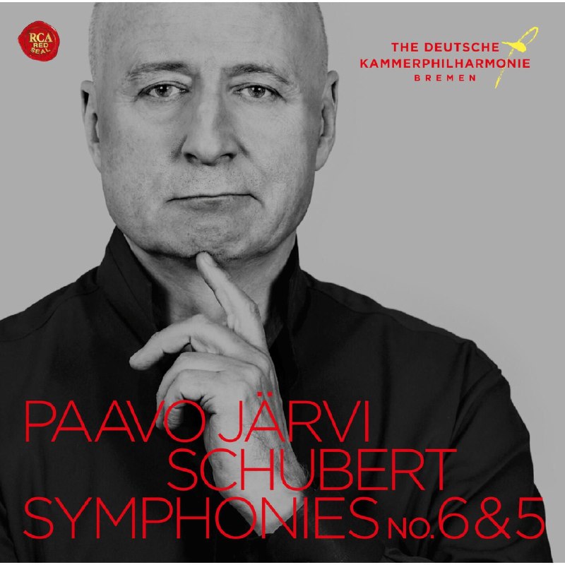 名称：Schubert - Symphonies Nos. 5 & 6 - Deutsche Kammerphilharmonie Bremen, Paavo Järvi (2026) DSD64描述：这是帕沃·耶尔维与不来梅德意志室内爱乐乐团2026年发行的舒伯特交响曲全集第二辑，收录其早年佳作《第五交响曲》（1816）与《第六交响曲》（1817-1818，昵称“小C大调”）