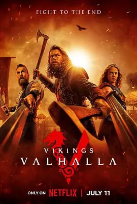 名称：维京传奇：英灵神殿 第三季 Vikings Valhalla Season 3 (2024)描述：该剧设定在本家剧100年后的世界，以戏剧化的方式讲述史上最著名的维京人冒险故事，时间线为第二季结束七年后，聚焦Leif Erikson、Freydis、Harald Hardrada以及诺曼国王威廉一世的最终篇章链接：