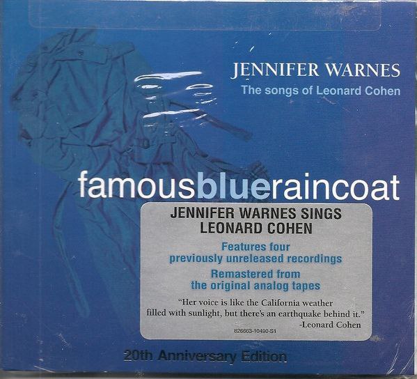 名称：Jennifer Warnes Famous Blue Raincoat 蓝雨衣 20周年纪念版 CD FLAC 分轨描述：2007年Shout! Factory推出Jennifer Warnes《蓝雨衣》20周年纪念版，是致敬Leonard Cohen的经典重制专辑