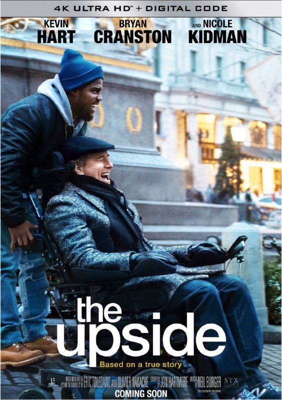 名称：触不可及 (2019) 4K 60帧 中文硬字幕描述：菲利普（布莱恩·科兰斯顿 Bryan Cranston 饰）是一位腰缠万贯的富翁，在一场滑翔伞事故中，他伤及了颈椎，导致全身瘫痪