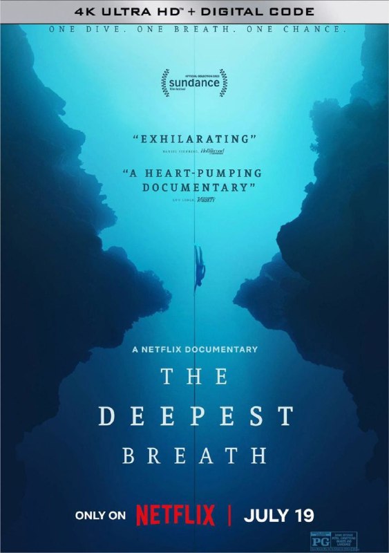 名称：最深的呼吸：自由潜之恋 (2023) 4K HDR & Dv 中英外挂字幕描述：自由潜水冠军和专业安全潜水员似乎是天造地设的一对，尽管他们在自由潜水世界的巅峰相遇时选择了不同的道路